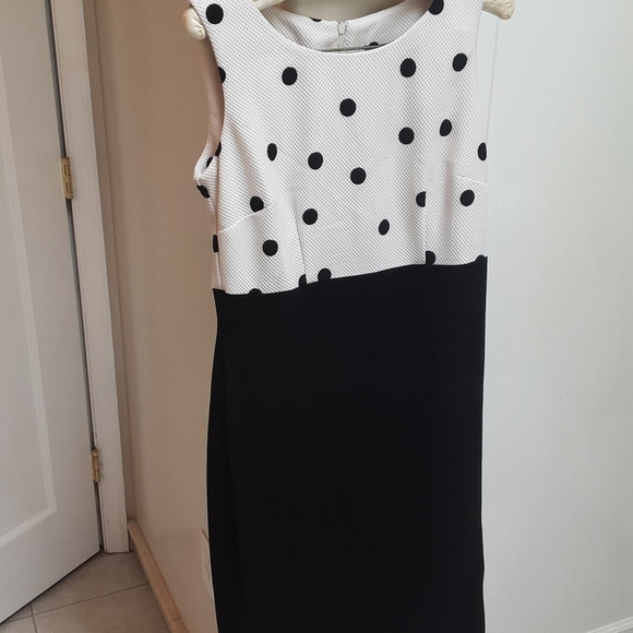 Danny and Nicole Black & White Dress and Jacket - Picture 4 of 11